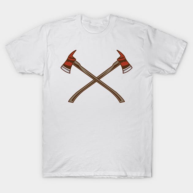 Axe firefighting tool T-Shirt by ShirtyLife